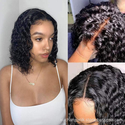 Uniky 13*6 HD Lace Human Hair Wig Vendors Kinky Curly Unprocessed Cheap Brazilian Virgin Hair Cuticle Aligned Hair HD Lace Front